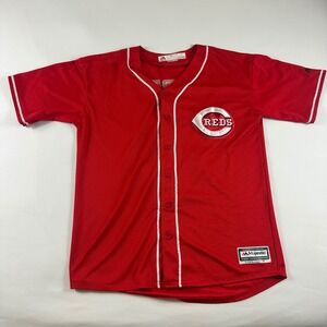 Cincinnati Reds Joey Votto Majestic Coolbase Baseball Jersey Men's‎ Large Red
